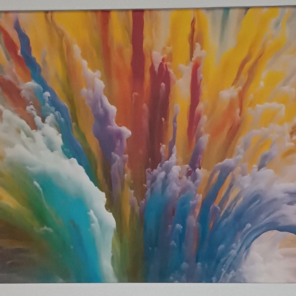 Vibrant Abstract Art Print